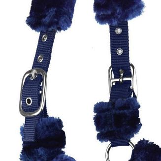 Kantar z futrem HE HORSENJOY Cuddly, grantowy /  03430 - 3