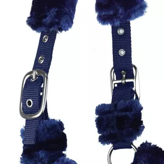 Kantar z futrem HE HORSENJOY Cuddly, grantowy. - 3