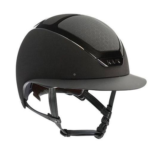 Kask jeździecki KASK Star Lady czarny z czarną błyszcząca ramką / HHE00013.210