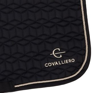 Saddle Pad VS PONY COVALLIERO Soft with Faux Fur – Black - 3