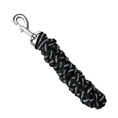 Lead Rope YK Lumina, Braided with Swivel Snap Hook, Black / 193801