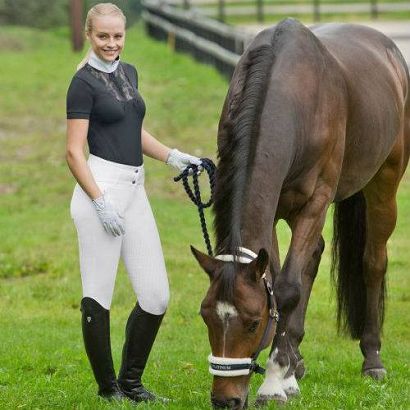 Competition ladies' breeches HORZE Daniela silicon / 36037