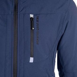 Kurtka jeździecka męska HKM Sport - softshell, Deep Blue / 5274 - 4