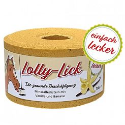Natural lick LOLLY-LICK Vanilla & Banana / 750g