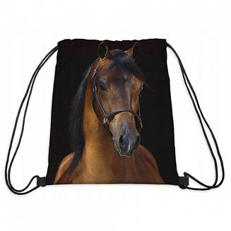 Worek - plecak w konie FULL PRINT -  koń gniady 022