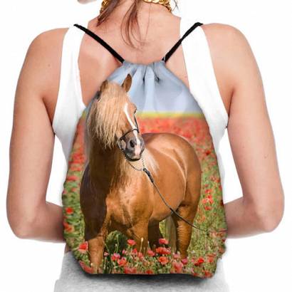 Backpack with  horses FULL PRINT