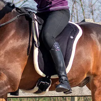 Riding padj QHP Bareback Black/ 3147 - 2