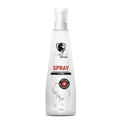Preparat ze srebrem na zmiany skórne SILVECO Horse Spray 175 ml