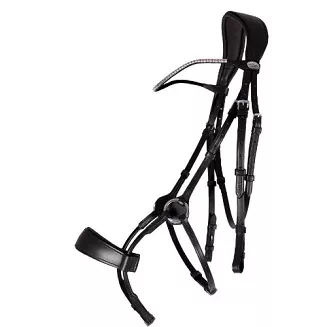 Ogłowie anatomiczne QHP Sedna, Black / 9064 - 3