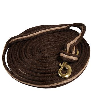 NORTON Lonża z wymiennym karabińczykiem - brąz / beż