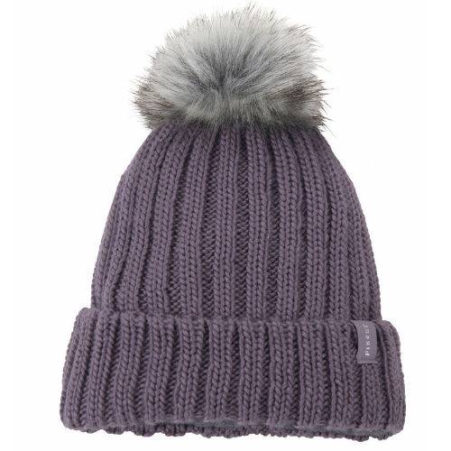Zimowa czapka z pomponem PIKEUR / 284500311 - kolor fioletowy - purple grey