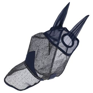 Siatka - maska z osłoną na nos COVALLIERO chroniąca przed owadami, z filtrem UV granatowa - 4