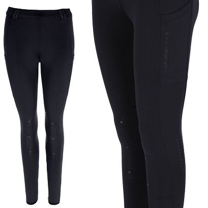 Women’s riding leggings SCHOCKEMÖHLE Air Sporty, Black / 100038.2