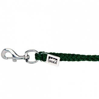 Uwiąz z liny ESKADRON REGULAR SWIVEL z karabińczykiem obrotowym, BASICS - racinggreen