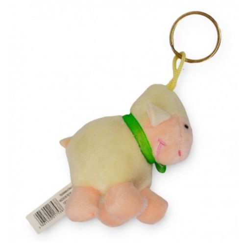 Breloczek z  pluszową owieczką.