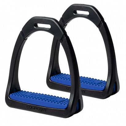 Strzemiona plastikowe pony - 11cm EQUI-THEME Premium Composite Royal blue -  para / 940556008