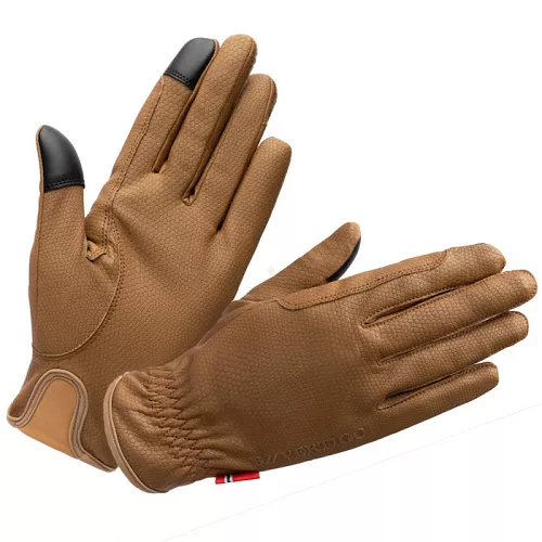 Riding Gloves B VERTIGO Luka, brown / P47V3