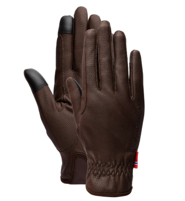 Riding Gloves B VERTIGO Luka, brown / P47V3
