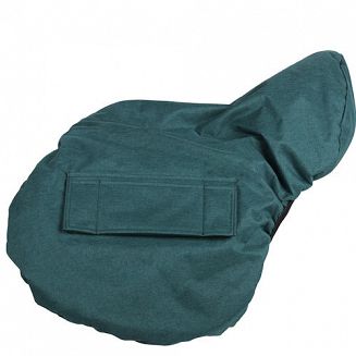 Pokrowiec na siodło QHP / 3163 kolor dark green