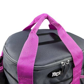 Grooming Accessories Bag – Y Small, Grey with Pink Tape - 4