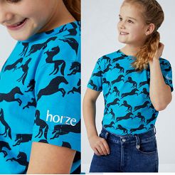 0 T-Shirt młodzieżowy HORZE Micky, bawełniany