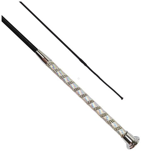 Dressage whip Euphoria Silver 110 cm