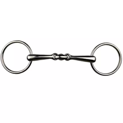 Loose ring snaffle, stainless steel