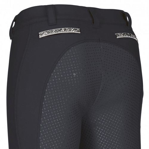 z tyłu atrapy kieszeni ozdobione kryształkami