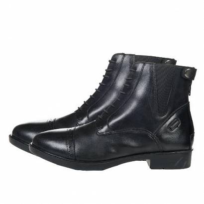 Sztyblety skóropodobne HKM SHEFFIELD STYLE krótkie buty do jazdy konnej / 1130