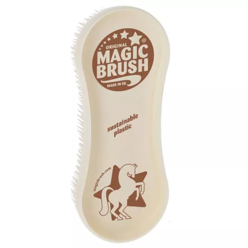 Szczotka dla konia MAGIC BRUSH Nature - kolor beżowy