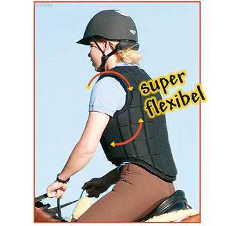 41D USG Children's body protector FLEXI BLACK - 3