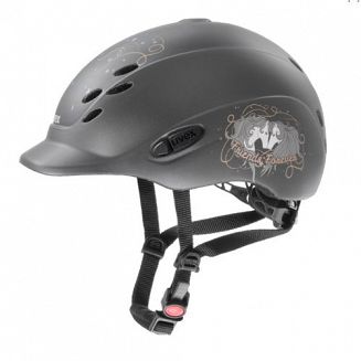 Kask jeździecki UVEX ONYXX FRIENDS II VG01 - antracyt mat.