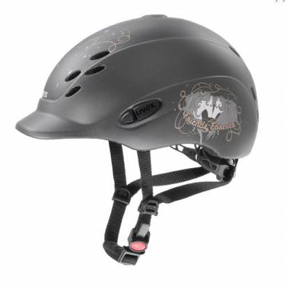 The riding helmet  UVEX ONYX FRIENDS II, teenager VG01 / 433462