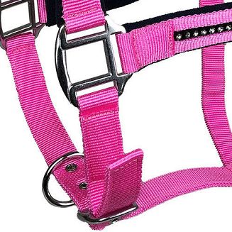 Kantar taśmowy Y Quartz podszywany - różowy / 1817 - 2