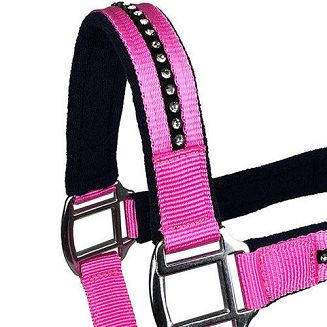 Kantar taśmowy Y Quartz podszywany - różowy / 1817 - 3