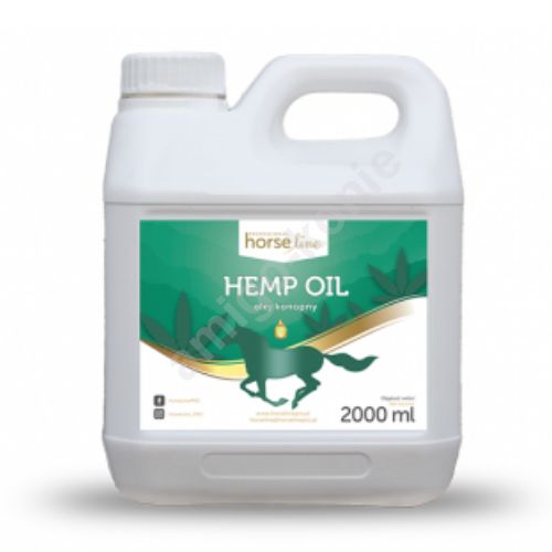Olej konopny dla koni HorseLinePRO Hemp Oil - 2000ml