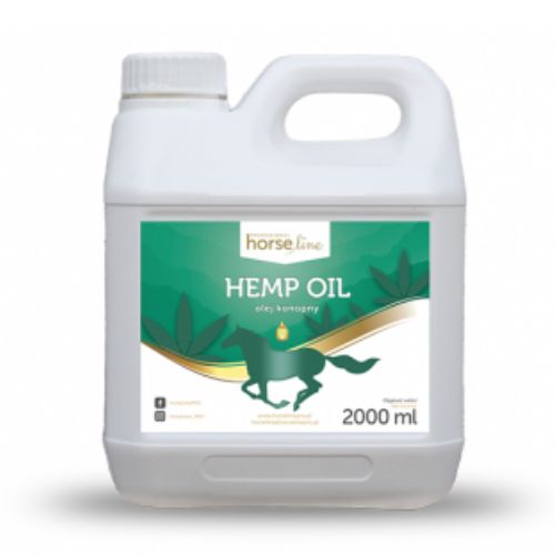 Olej konopny dla koni HorseLinePRO Hemp Oil 2000ml