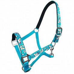 Halter Timmy with unicorn - turquoise