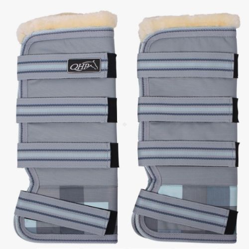 Ochraniacze transportowe QHP niskie Lato 2022 - kolor szary / niebieski - lagoon