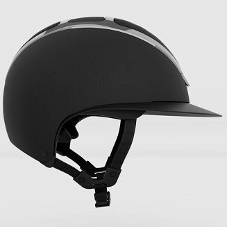 Riding Helmet KASK Star Lady Chrome , Black Silver / HHE0A041 - 4