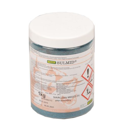 Siarczan miedzi / siny kamień - na gnijące strzałki w kopytach 1000g