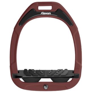 FLEX-ON Green Composite stirrups - inclinet ULTRA grip - burgundy - 2