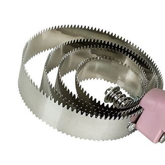 Round metalic Curry Comb NELA  lilac - 2