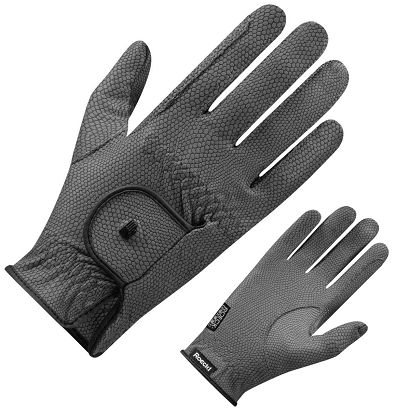 Riding Gloves ROECKL Roeck Grip Anthracite/ 3301-208