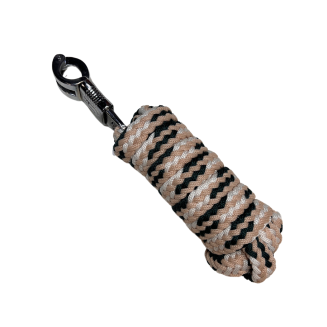 Lead Rope for Horses with a Safe Snap Hook, beige - 3