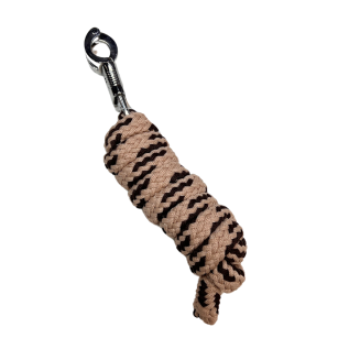 Lead Rope for Horses with a Safe Snap Hook, beige - 2