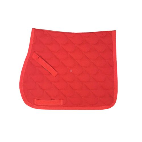 Cotton saddle pad VS Shetty MUSTANG, red / 3019