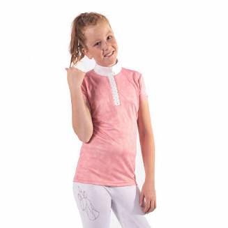 Koszulka konkursowa QHP JADE - kolor blossom