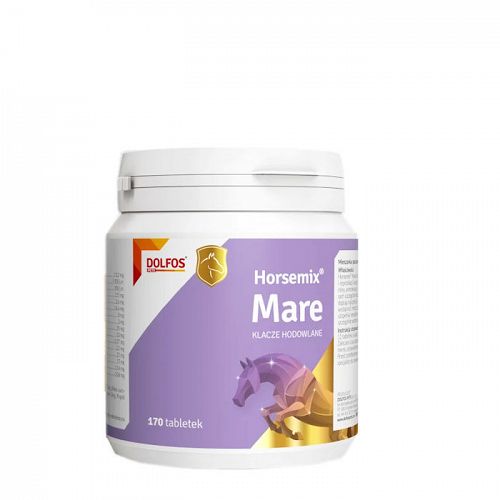 Tabletki witaminowo mineralne dla klaczy hodowlanych DOLFOS Horsemix® Mare Tabs / 170sztuk