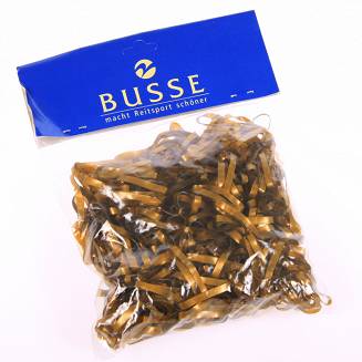 BUSSE Gumki silikonowe do grzywy (30g) / 680131 - złote
